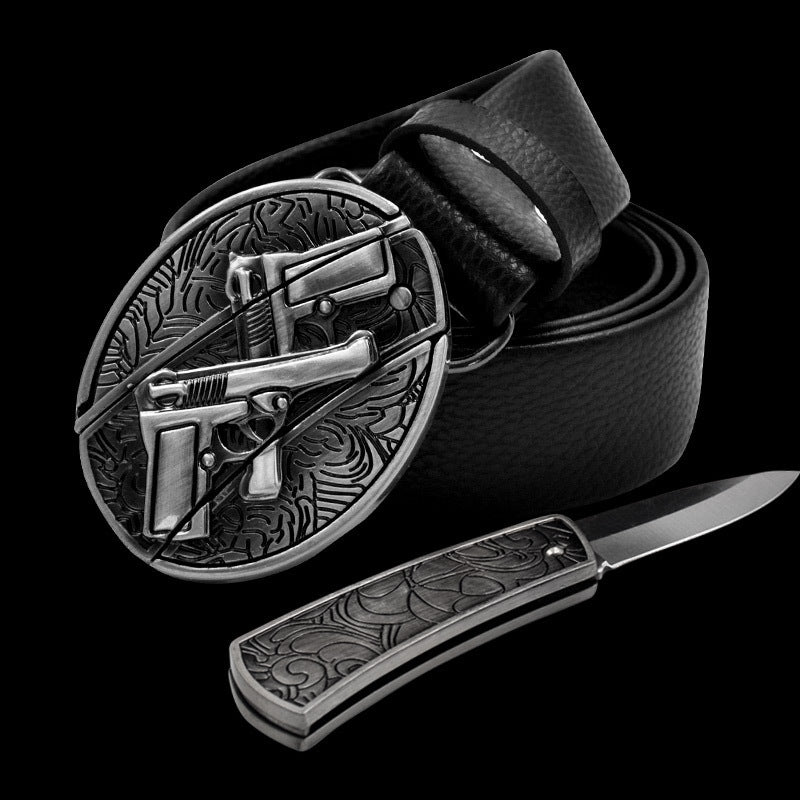 Self-defense Belt With a Hidden Knife