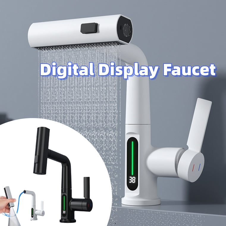 Multifunctional Digital Display Pull-out Faucet - Smart Shop (Online Store for wise shoppers) 