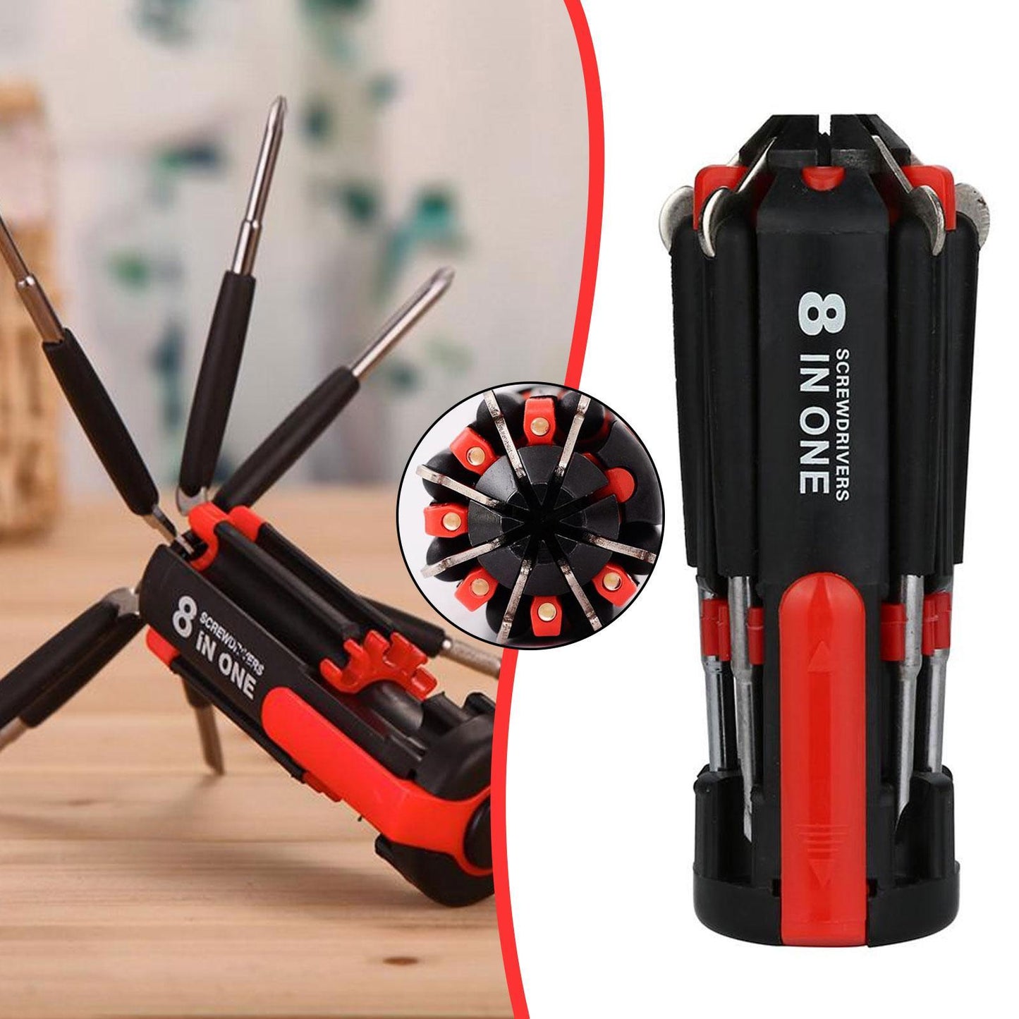 Sarker™ 8-In-1 Multifunctional Screwdriver