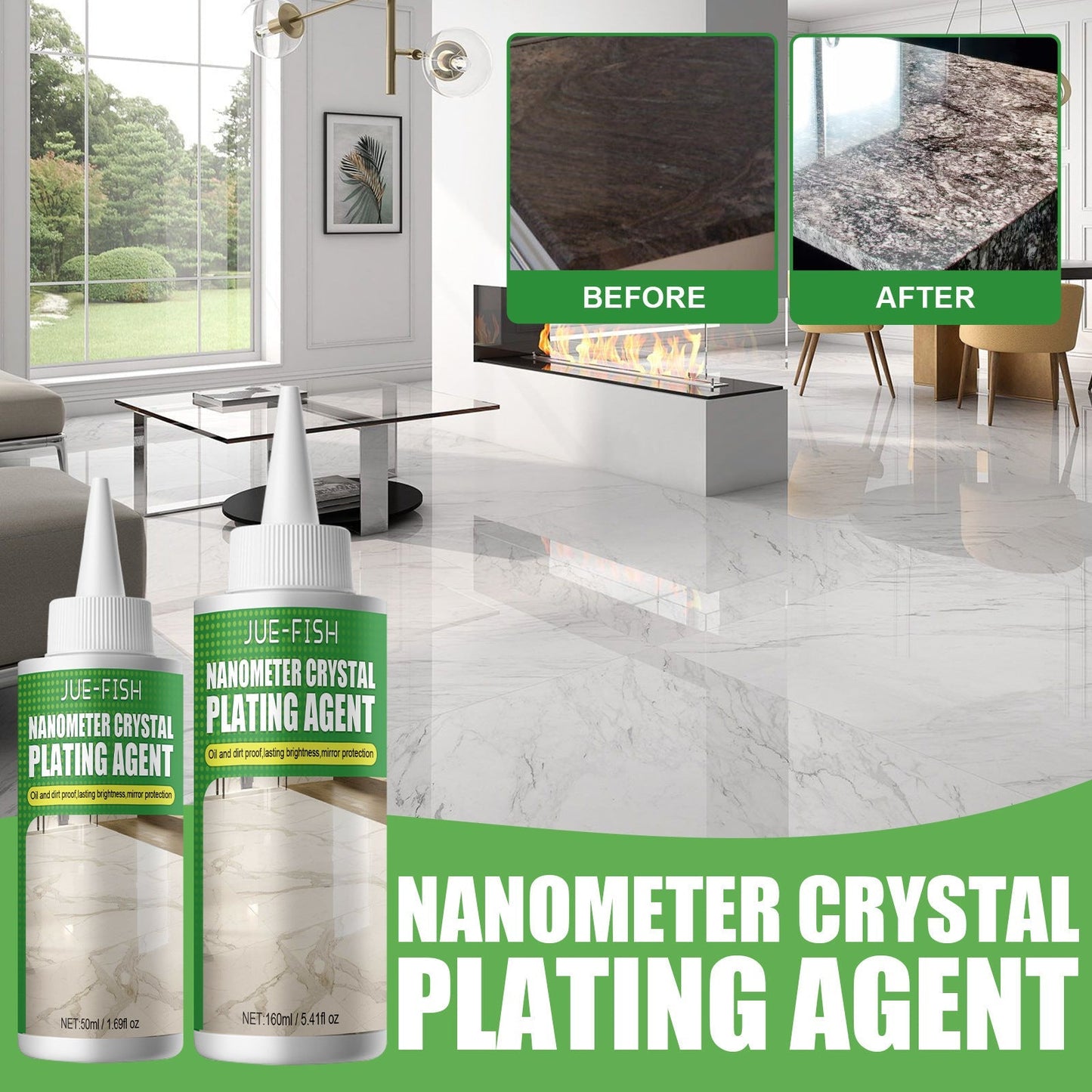 Nano Crystal Coating Agent for Tile & Furniture