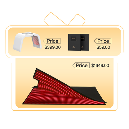 Red and Near-Infrared Light Therapy Mat for Whole Body