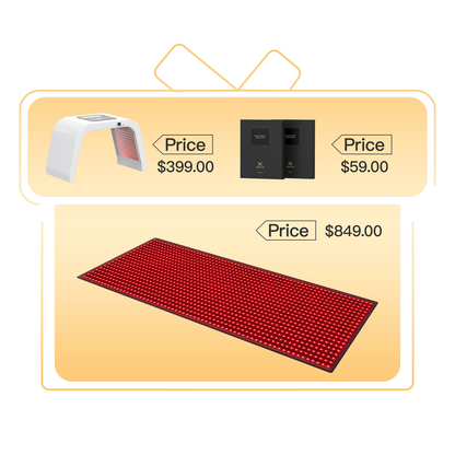 Red and Near-Infrared Light Therapy Mat for Whole Body