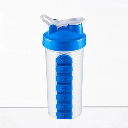 Water Bottle Daily Pill Organizer