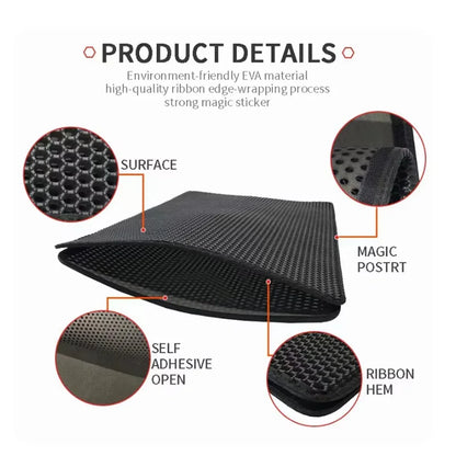 Double-Layer Cat Litter Trapping Mat – Waterproof & Easy to Clean