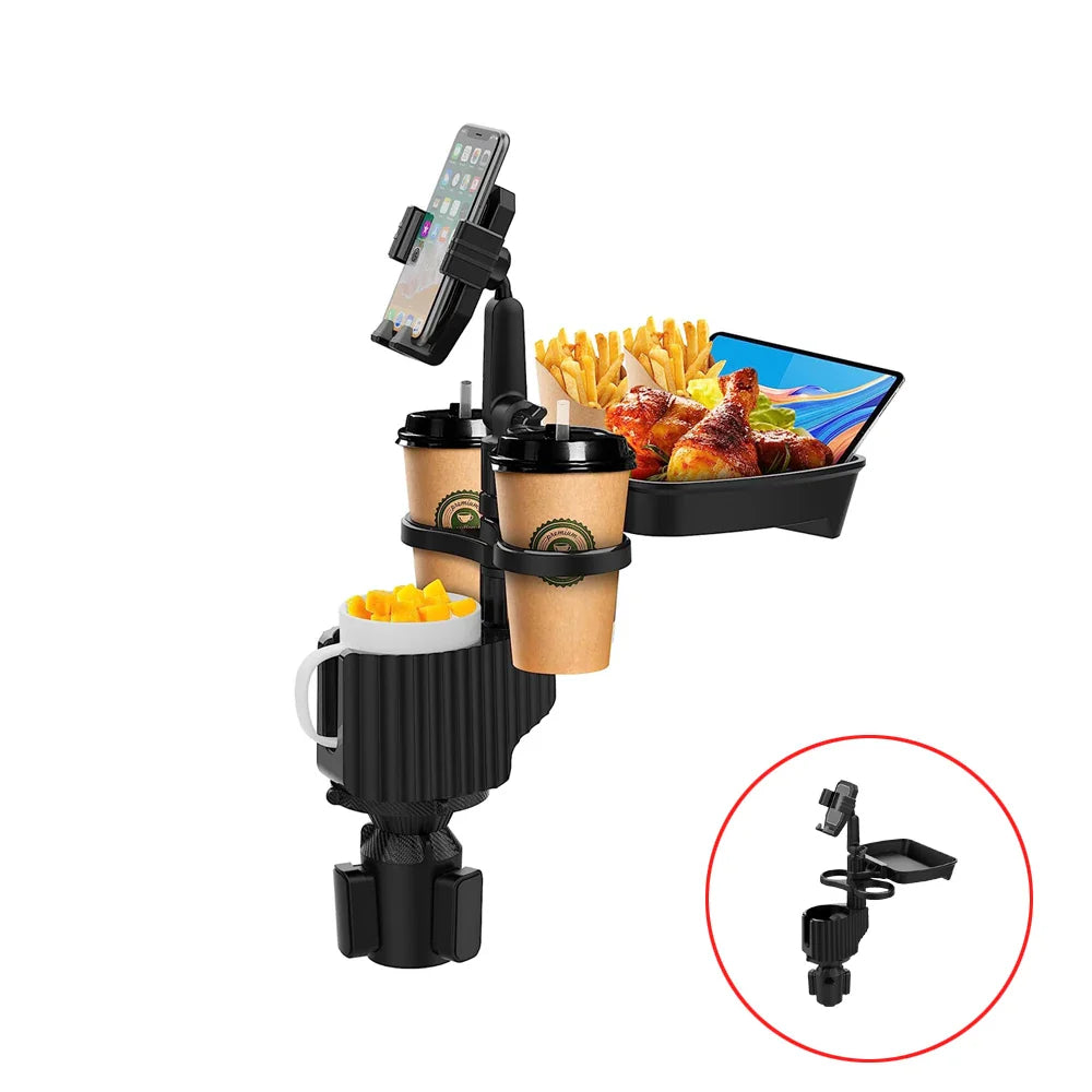 3 In 1 Adjustable Car Cup Tray with Phone Holder - Smart Shop (Online Store for wise shoppers) 