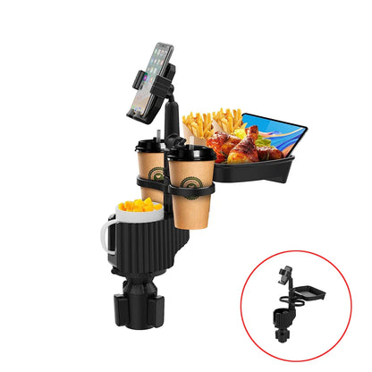 3 In 1 Adjustable Car Cup Tray with Phone Holder - Smart Shop (Online Store for wise shoppers) 