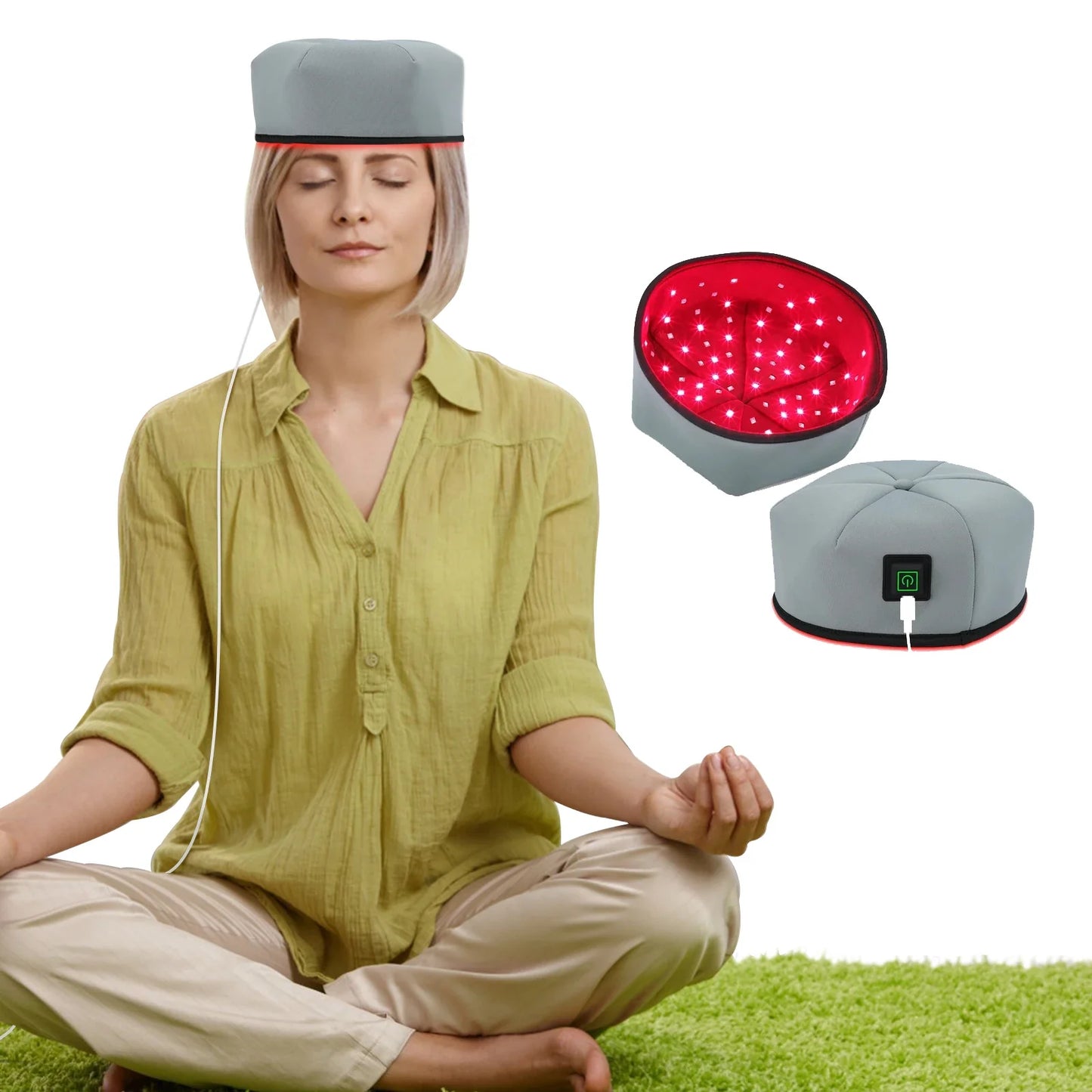 Anti Hair Loss Stress Relief LED Cap