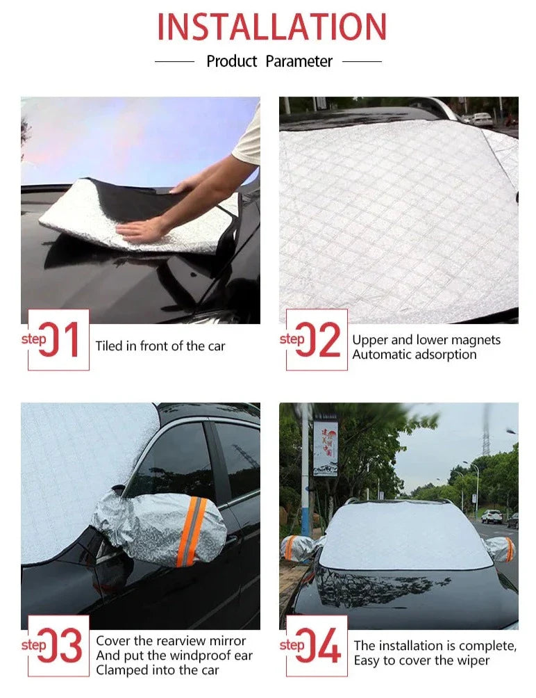 Car Windshield Snow and Sun Cover - Smart Shop (Online Store for wise shoppers) 