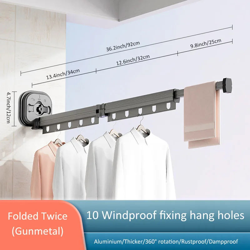 Foldable Wall Mounted Drying Rack - Smart Shop (Online Store for wise shoppers) 