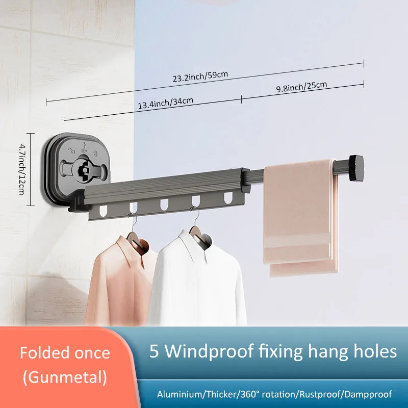 Foldable Wall Mounted Drying Rack - Smart Shop (Online Store for wise shoppers) 