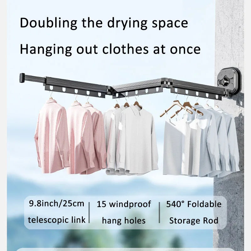 Foldable Wall Mounted Drying Rack - Smart Shop (Online Store for wise shoppers) 