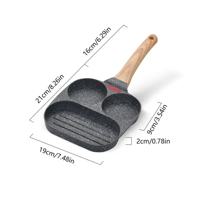 Multifunctional 3 In 1 Non-Stick Frying Pan - Smart Shop (Online Store for wise shoppers) 