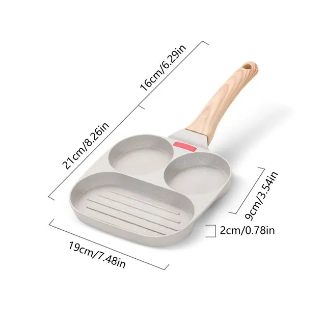 Multifunctional 3 In 1 Non-Stick Frying Pan - Smart Shop (Online Store for wise shoppers) 