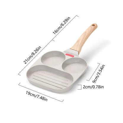 Multifunctional 3 In 1 Non-Stick Frying Pan - Smart Shop (Online Store for wise shoppers) 