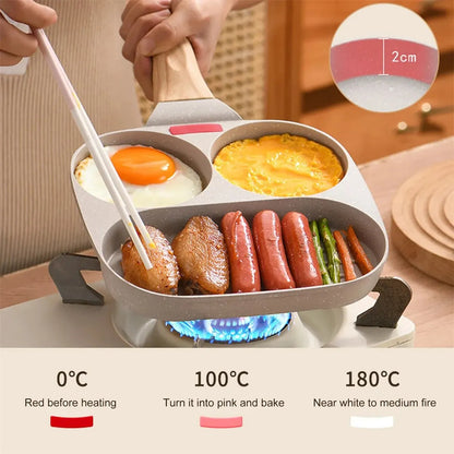 Multifunctional 3 In 1 Non-Stick Frying Pan - Smart Shop (Online Store for wise shoppers) 