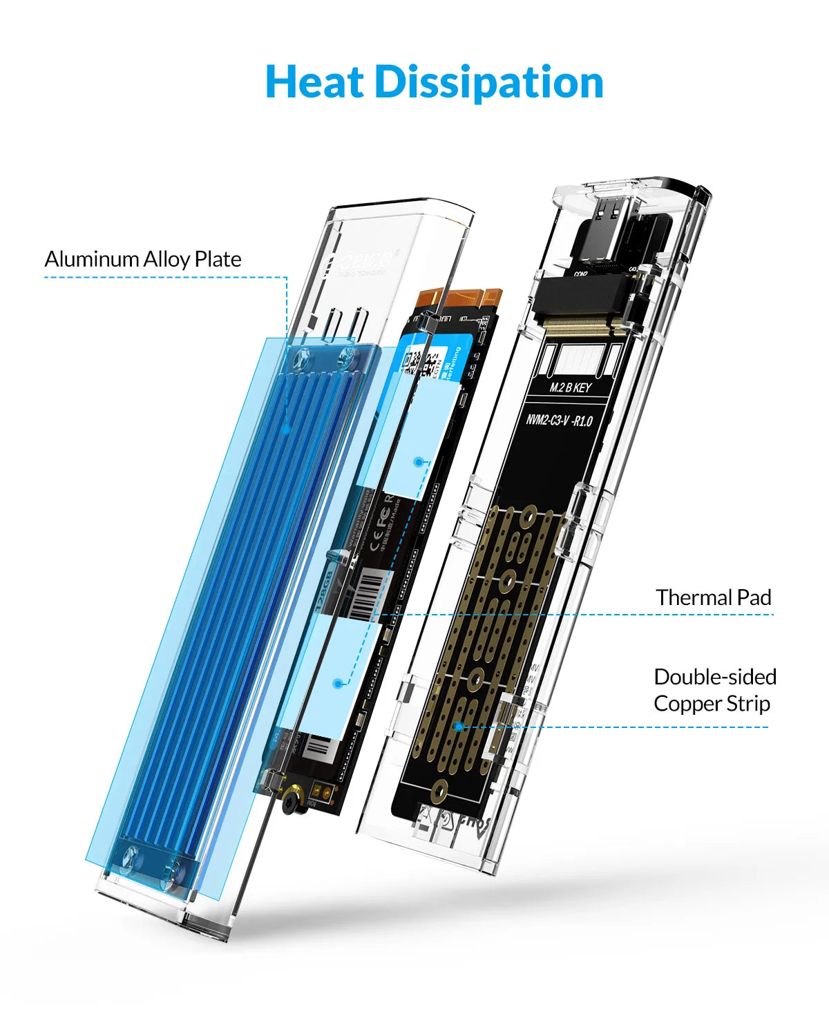 Transparent Hard Drive SSD Enclosure - Smart Shop (Online Store for wise shoppers) 