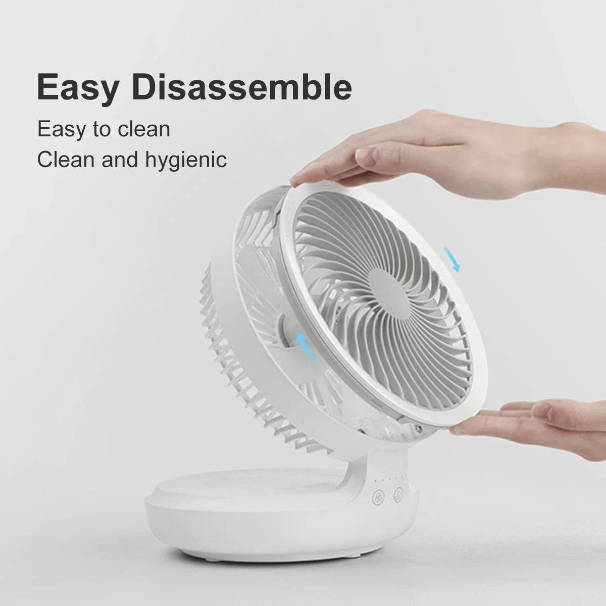 USB Rechargeable Fan with Lamp - Smart Shop (Online Store for wise shoppers) 