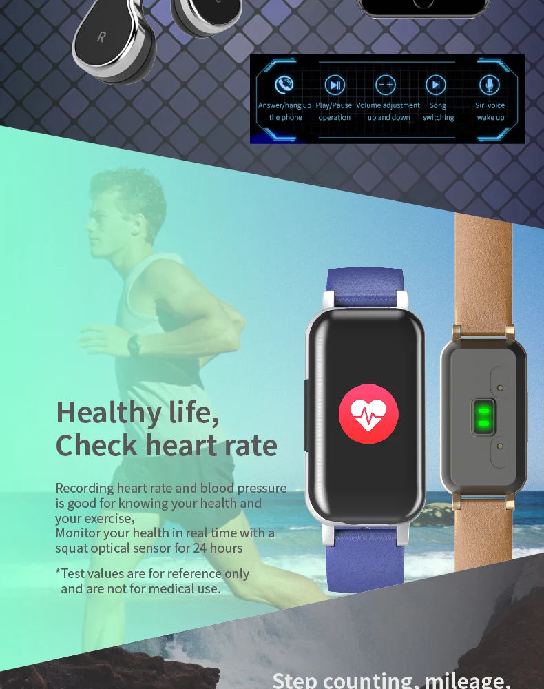 Wireless Smart Bracelet With Headset - Smart Shop (Online Store for wise shoppers) 