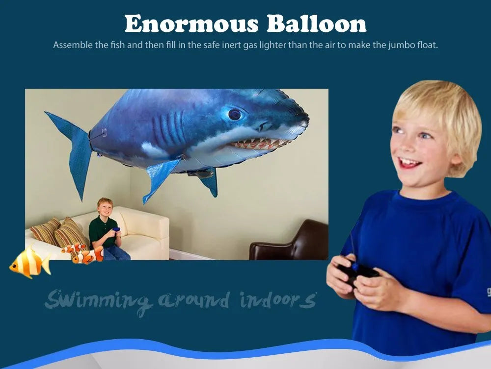 Inflatable Remote Control Shark Fish Toy - Smart Shop (Online Store for wise shoppers) 