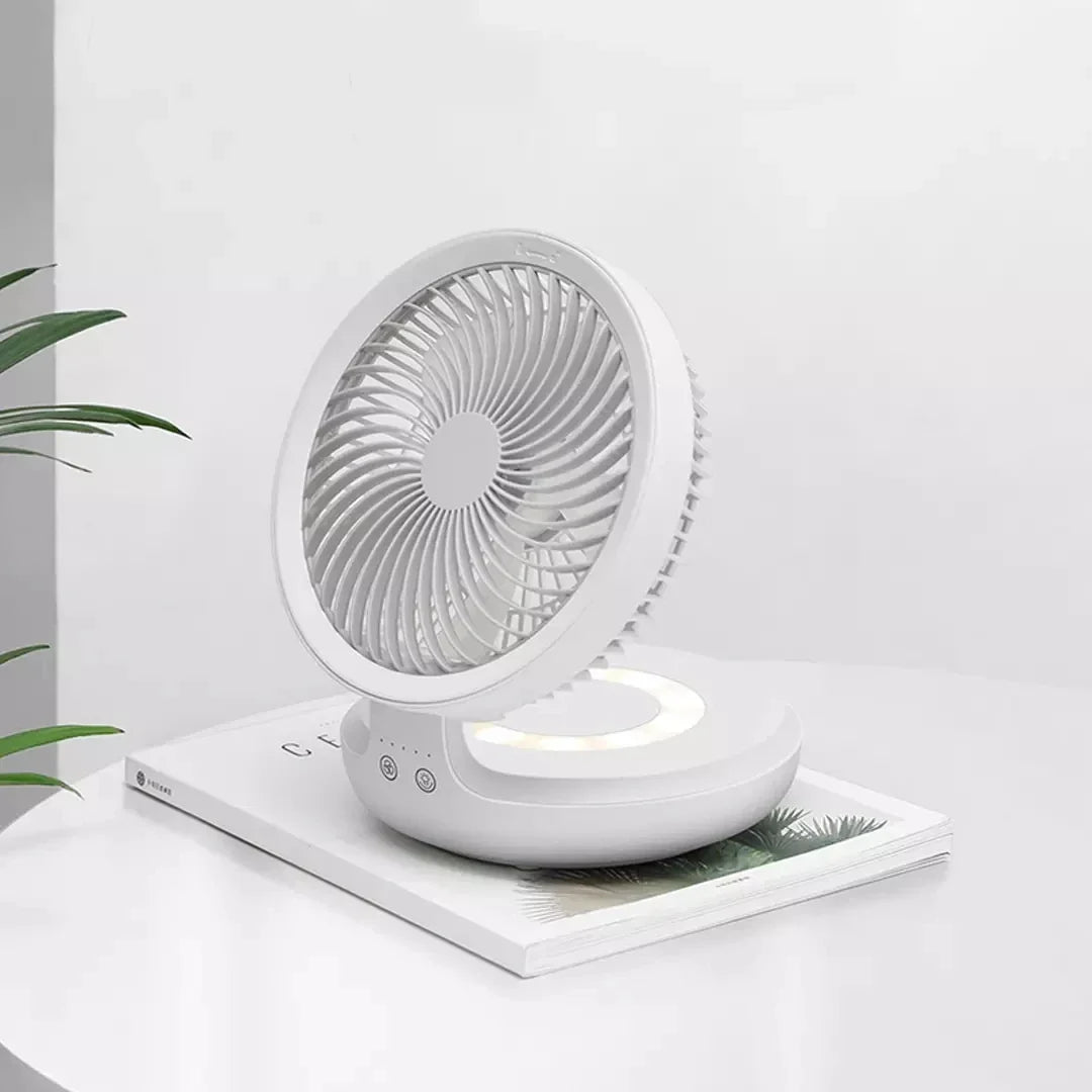 USB Rechargeable Fan with Lamp - Smart Shop (Online Store for wise shoppers) 