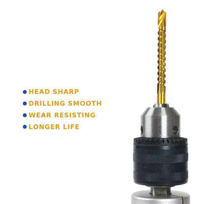 Titanium Coated Spiral Jagged Saw Drill Bit Set - Smart Shop (Online Store for wise shoppers) 