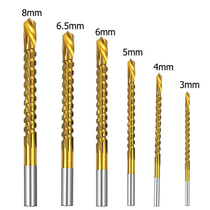 Titanium Coated Spiral Jagged Saw Drill Bit Set - Smart Shop (Online Store for wise shoppers) 