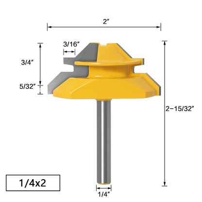 45 Degrees Woodworking Router Bit - Smart Shop (Online Store for wise shoppers) 