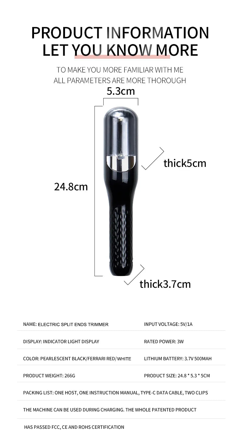 Rechargeable Cordless Split Hair Trimmer - Smart Shop (Online Store for wise shoppers) 