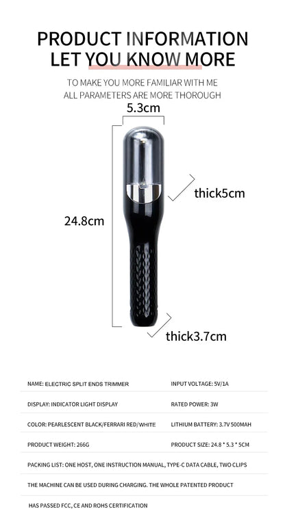 Rechargeable Cordless Split Hair Trimmer - Smart Shop (Online Store for wise shoppers) 