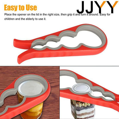 Multi-Functional Non-Slip Bottle and Jar Opener