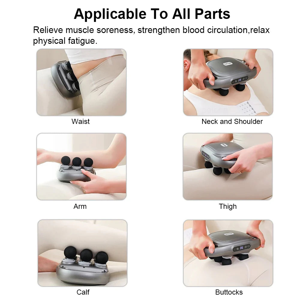 Multi-Functional Full-Body Massager Gun