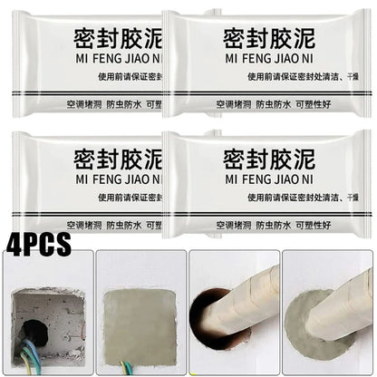 Waterproof Hole Sealant Clay - 4Pcs