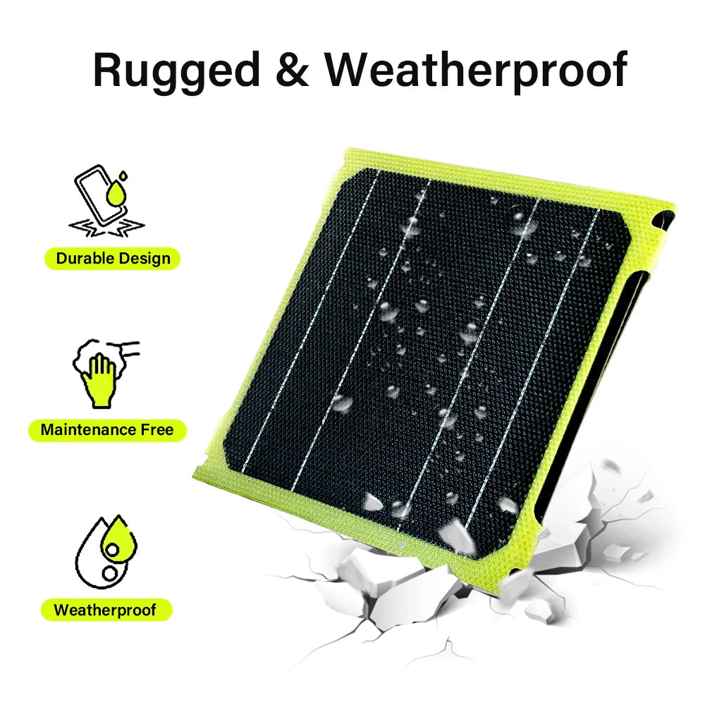 JMUYTOP Outdoor Portable Solar Panel Charger - 21W/40W