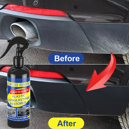 Ultimate Car Plastic and Leather Restorer - High-Gloss Finish