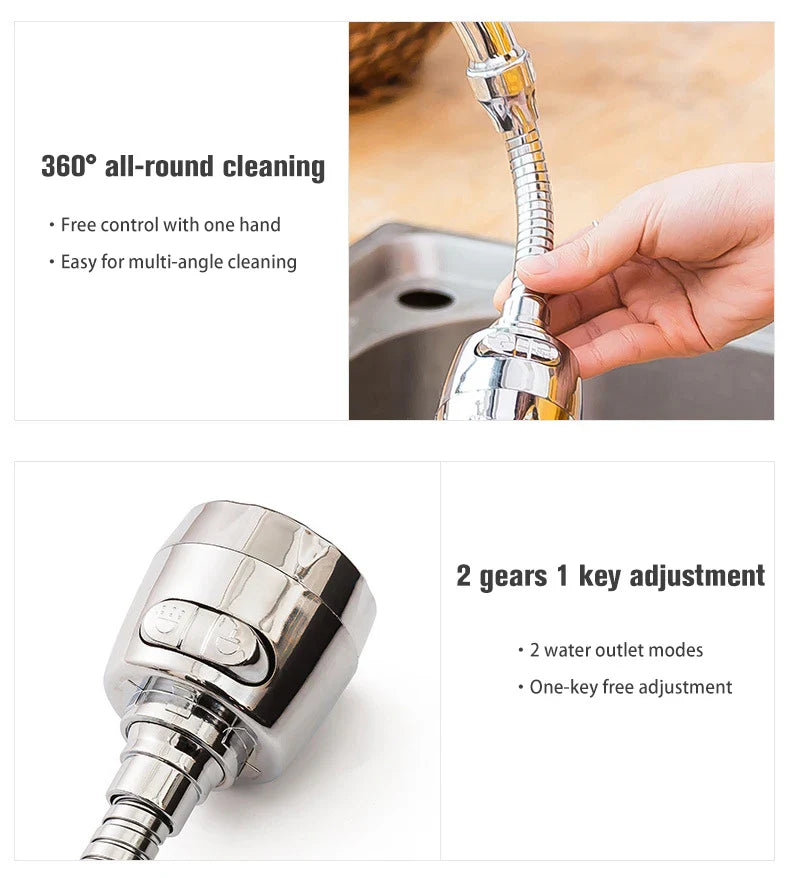 360 Degree Rotatable High Pressure Faucet - Smart Shop (Online Store for wise shoppers) 