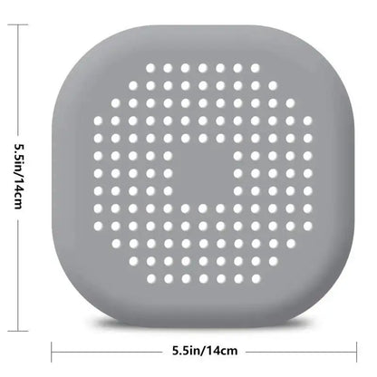 Silicone Square Shower Drain Cover - Anti-Clogging Strainer for Sink and Shower