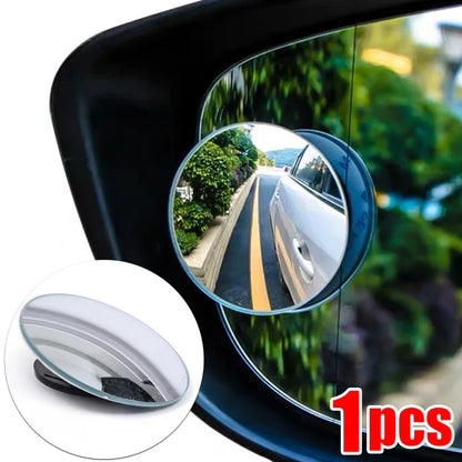 360° Adjustable Car Blind Spot Mirror – Wide Angle Rearview Convex Mirror