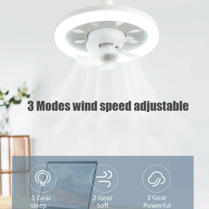 2 in 1 Swivel Fan LED Lamp - Smart Shop (Online Store for wise shoppers) 