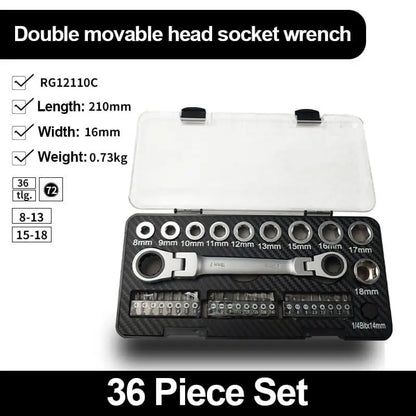 Multi-Functional Double-Ended Ratchet Wrench Set - Smart Shop (Online Store for wise shoppers) 