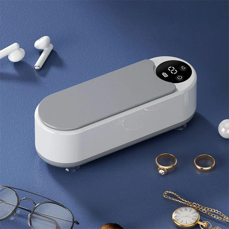 Portable 450ml Ultrasonic Cleaner for Jewelry, Glasses, and Makeup Brushes