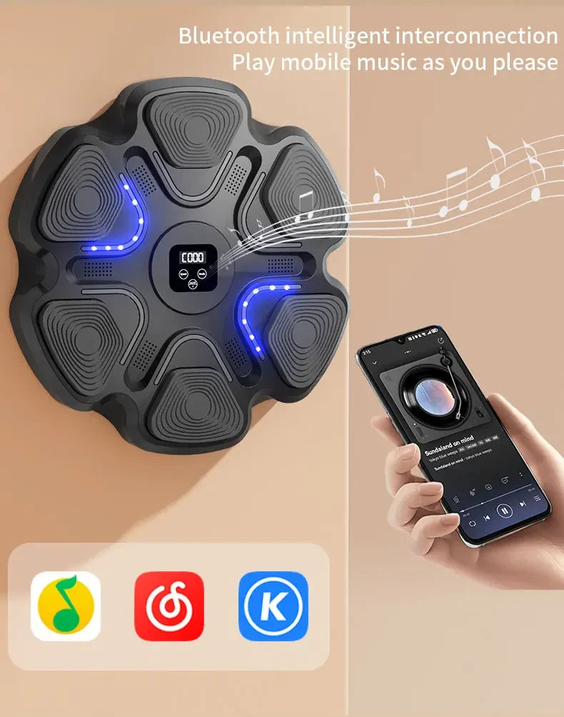 Smart Music Boxing Trainer – Fitness & Fun for All Ages