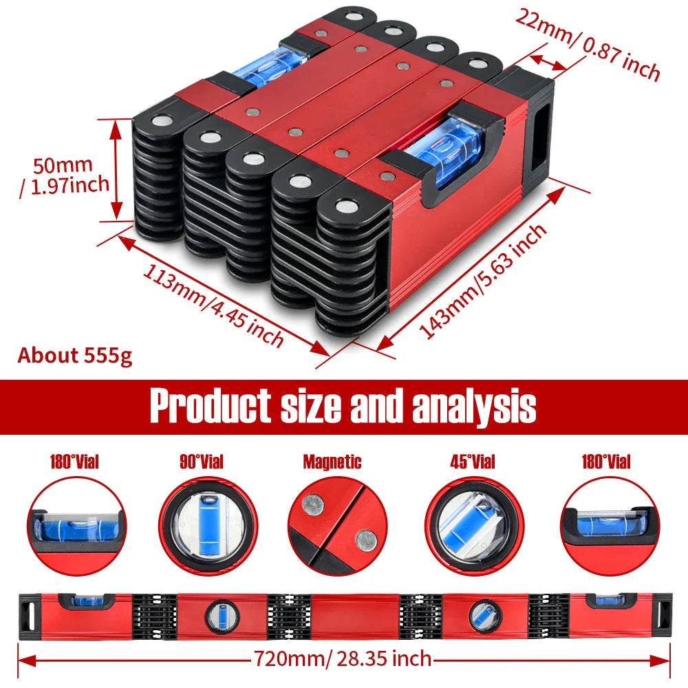 Magnetic Foldable Level Ruler - Smart Shop (Online Store for wise shoppers) 