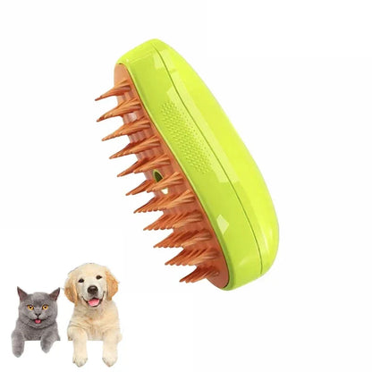 Electric Cat Steam Brush with Gentle Massage Function