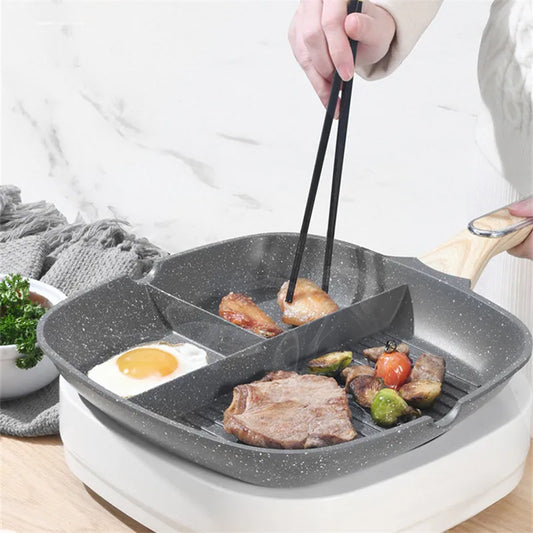 Multifunctional 3 In 1 Non-Stick Frying Pan - Smart Shop (Online Store for wise shoppers) 