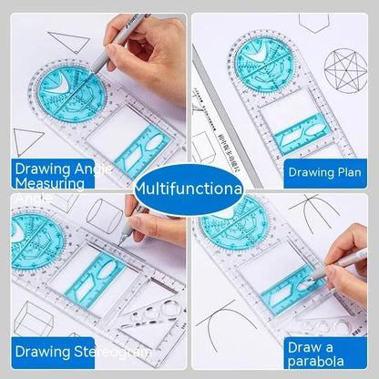 Rotatable Mathematical Geometry Ruler - Smart Shop (Online Store for wise shoppers) 