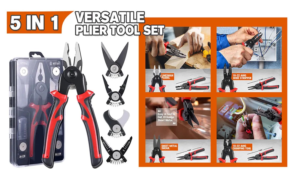 5 IN1 Multifunctional Replaceable Wire Stripper - Smart Shop (Online Store for wise shoppers) 