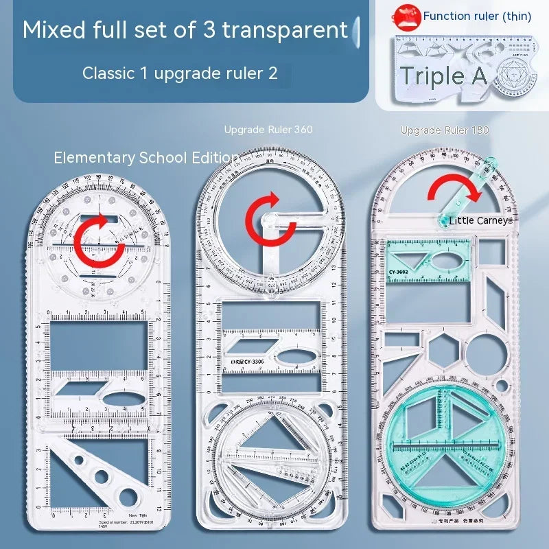 Rotatable Mathematical Geometry Ruler - Smart Shop (Online Store for wise shoppers) 