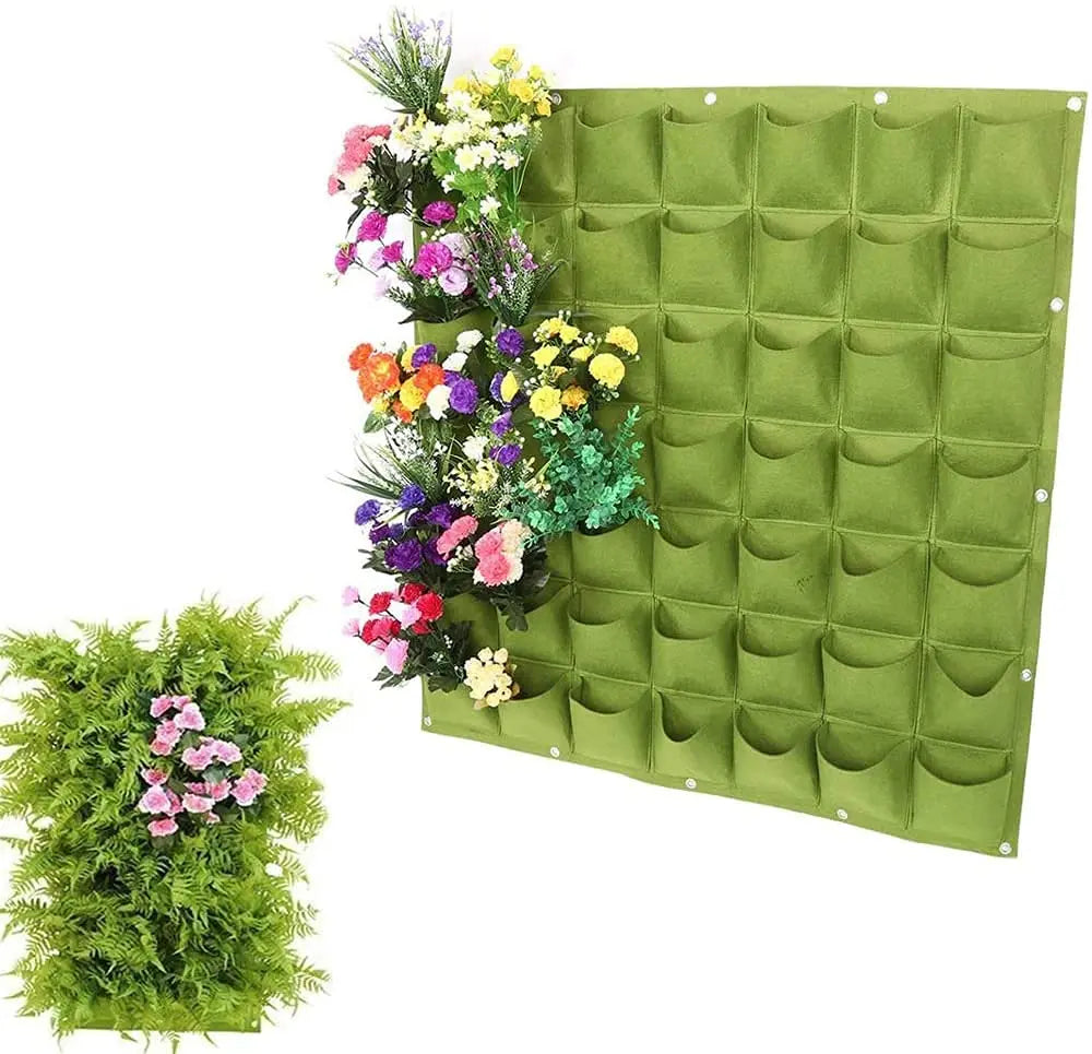 Wall Mounted Planting Grow Bags- 49 Pockets - Smart Shop (Online Store for wise shoppers) 