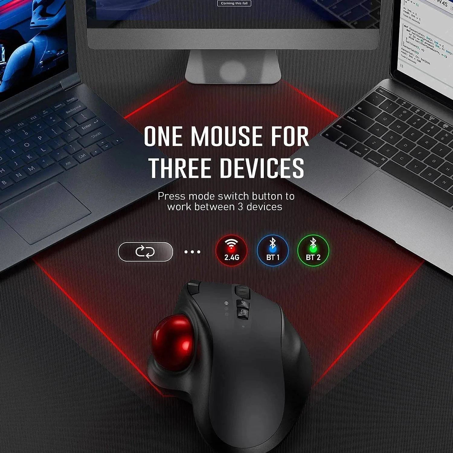 Ergonomic Wireless Trackball Mouse - Smart Shop (Online Store for wise shoppers) 