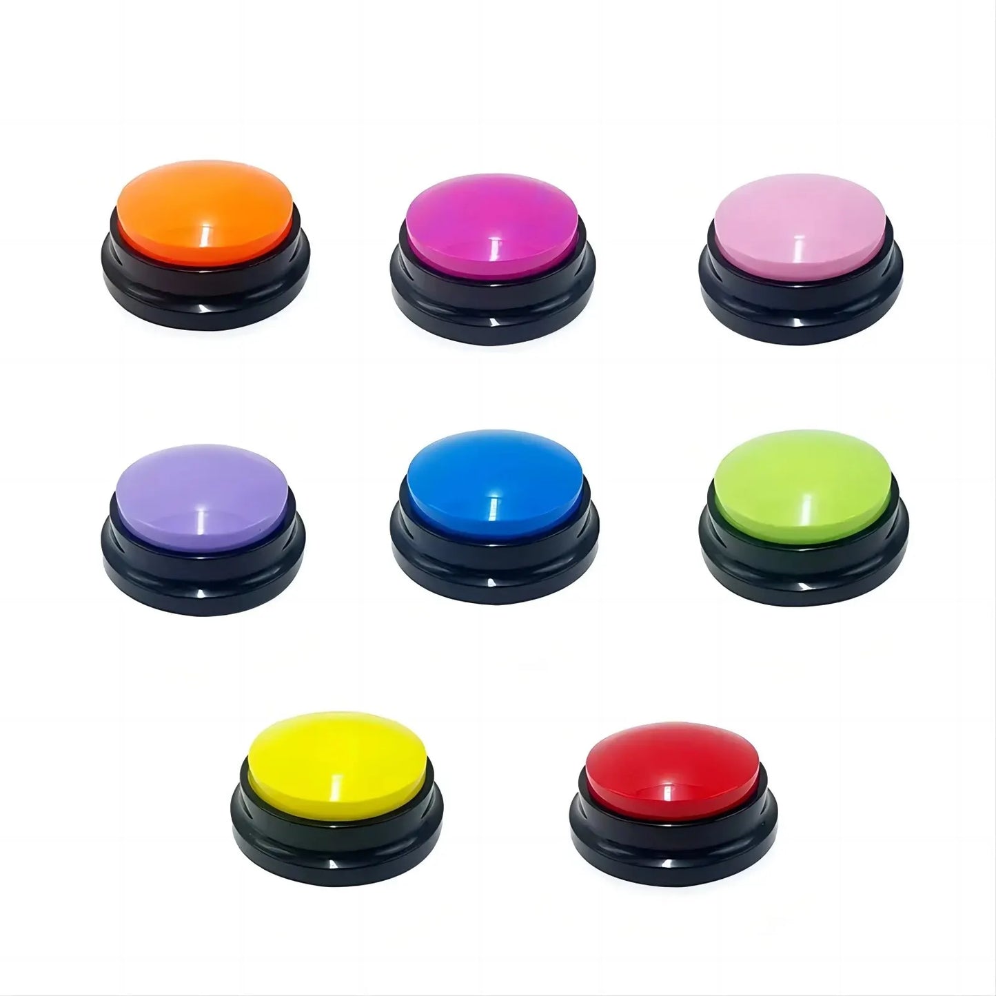 Interactive Recordable Dog Training Buttons – Portable & Fun Pet Toy